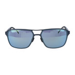 Men's Nika Sunglasses // Blue + Navy