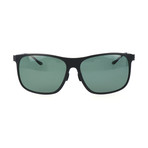Men's M3016 Polarized Sunglasses // Black + Green