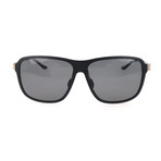 Men's Sammy Polarized Sunglasses // Black + Gray