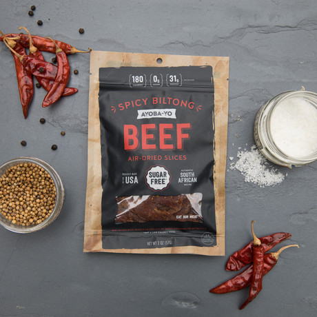 Biltong // Spicy Beef Grass-Fed Jerky // 3 Pack