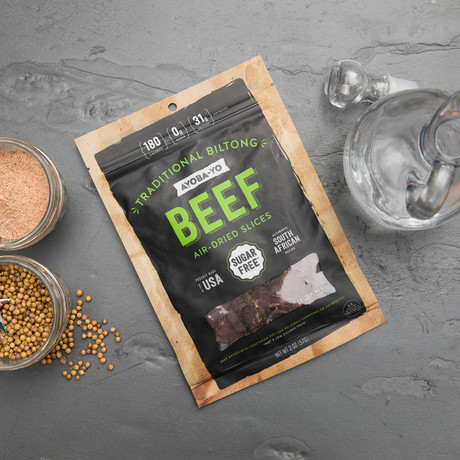 Biltong // Traditional Beef Grass-Fed Jerky // 3 Pack