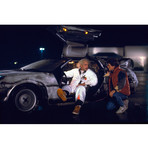 Back To The Future // Delorean Time Machine 1:24 // Die-Cast Car // Premium Display