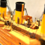 Titanic // Handcrafted Boat // Museum Display