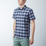 Diego Linen Shirt // Navy (M)