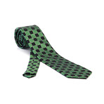Ursinus Silk Tie // Green + Black