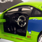 Fast & Furious // Brian's 1995 Mitsubishi Eclipse 1:24 // Die-Cast Car // Premium Display