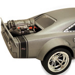 Fast & Furious // Dom's Ice Charger 1:24 // Die-Cast Car // Premium Display