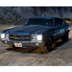 Fast & Furious // Dom's 1970 Chevy Chevelle SS 1:18 // Die-Cast Car // Premium Display