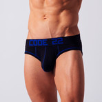 Full Front Brief // Black (S)