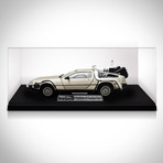 Back To The Future // Delorean Time Machine 1:18 // Die-Cast Car // Premium Display