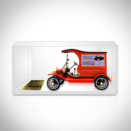Coca Cola // 1917 Ford Model T Cargo Van 1:18 // Die-Cast Car // Premium Display
