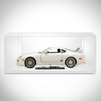 Fast & Furious // Brian's 1995 Toyota Supra White 1:24 // Die-Cast Car // Premium Display