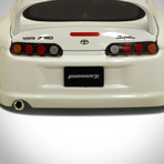 Fast & Furious // Brian's 1995 Toyota Supra White 1:24 // Die-Cast Car // Premium Display