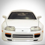 Fast & Furious // Brian's 1995 Toyota Supra White 1:24 // Die-Cast Car // Premium Display