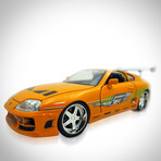 Fast & Furious // Brian's 1994 Toyota Supra Orange 1:18 // Die-Cast Car // Premium Display