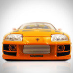 Fast & Furious // Brian's 1994 Toyota Supra Orange 1:18 // Die-Cast Car // Premium Display