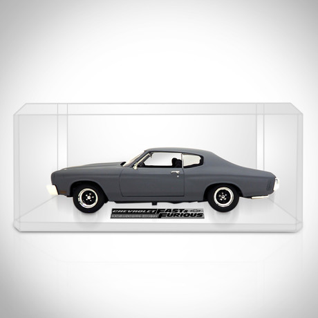 Fast & Furious // Dom's 1970 Chevy Chevelle SS 1:18 // Die-Cast Car // Premium Display