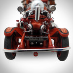 Fire Engine Vintage // Ahrens Fox 1925 N-S-4 1:24 // Die-Cast Car // Premium Display