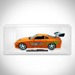 Fast & Furious // Brian's 2001 Toyota Supra Orange 1:24 // Die-Cast Car // Premium Display