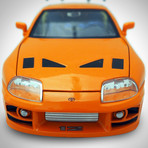 Fast & Furious // Brian's 2001 Toyota Supra Orange 1:24 // Die-Cast Car // Premium Display