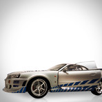 Fast & Furious // Brian's 1999 Nissan Skyline GT-R R34 1:18 // Die-Cast Car // Premium Display
