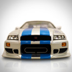 Fast & Furious // Brian's 1999 Nissan Skyline GT-R R34 1:18 // Die-Cast Car // Premium Display