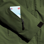 3-Layer Shell Jacket // Dark Green (XS)