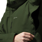 3-Layer Shell Jacket // Dark Green (XS)