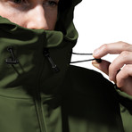 3-Layer Shell Jacket // Dark Green (XS)