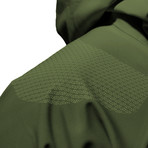 3-Layer Shell Jacket // Dark Green (XS)