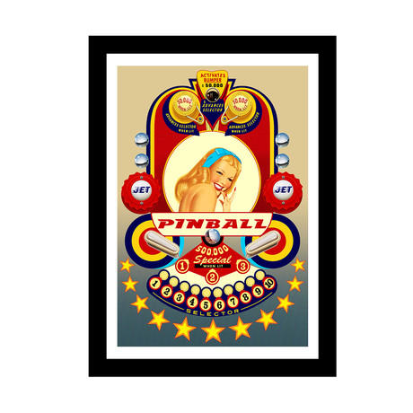 Pinball-O-Rama (9"W x 13"H)