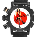 Romain Jerome Pinup DNA Red Gold WWII Chronograph Automatic // RJ.P.CH.003.01-KATE-RED-DRESS