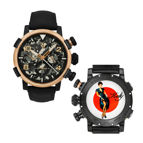 Romain Jerome Pinup DNA Red Gold WWII Chronograph Automatic // RJ.P.CH.003.01-KELLY-GARTER