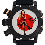 Romain Jerome Pinup DNA Red Gold WWII Chronograph Automatic // RJ.P.CH.003.01-KELLY-RED-DRESS