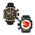 Romain Jerome Pinup DNA Red Gold WWII Chronograph Automatic // RJ.P.CH.003.01-MILA-RED-STRIPES