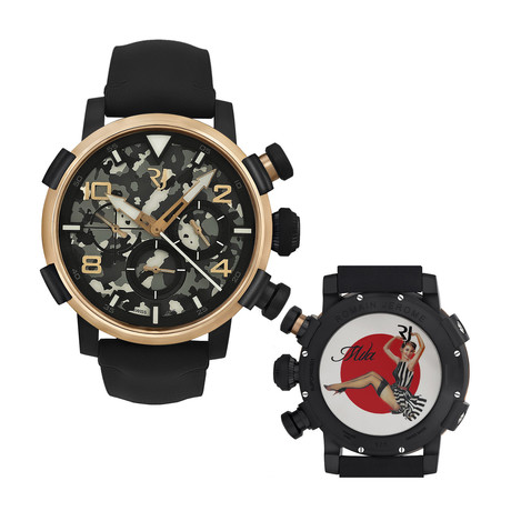 Romain Jerome Pinup DNA Red Gold WWII Chronograph Automatic // RJ.P.CH.003.01-MILA-STRIPES