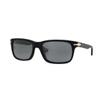 Persol Polarized Squared Sunglasses // Black