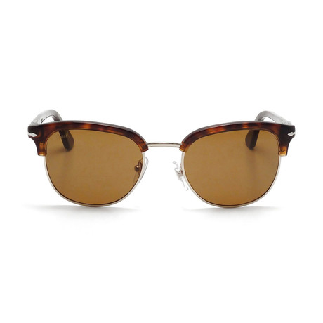 Persol Classic Clubmaster Sunglasses // Havana