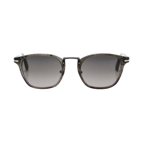 Persol Classic Classic Sunglasses // Green Stripe