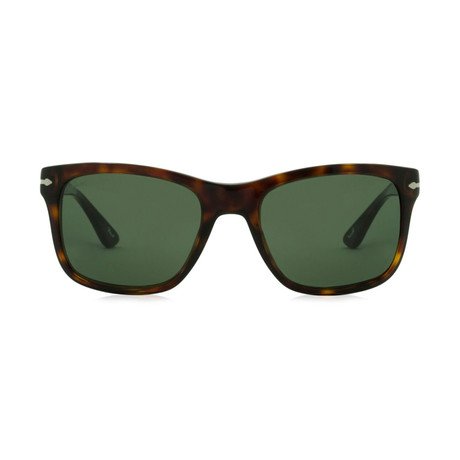 Persol Iconic Thick Framed Sunglasses // Havana