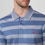 Button-Up Polo // Cobalt (M)