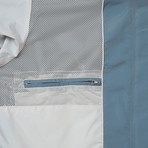 Collared-Zip Jacket // Light Blue (M)