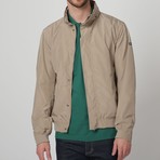 Collared-Zip Jacket // Taupe (S)