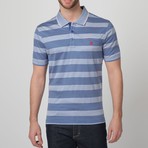 Button-Up Polo // Cobalt (M)