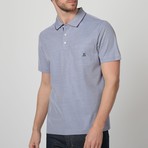 Button-Up Polo // Grayish Blue (L)