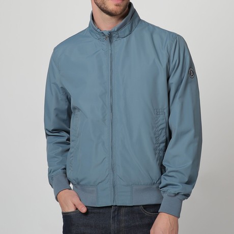 Collared-Zip Jacket // Light Blue (S)