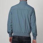 Collared-Zip Jacket // Light Blue (M)