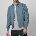 Collared-Zip Jacket // Light Blue (M)