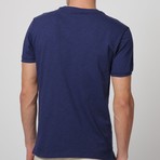 Jersey Flamed Tee // Indigo (2XL)