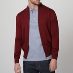 Zip-Up Jacket // Bordeaux (L)